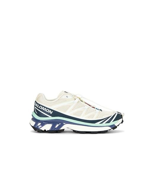 Salomon White Xt-6 Sneaker