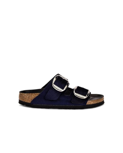 arizona big buckle oiled leather blue