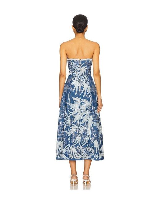 Elliatt Blue Anneliese Midi Dress