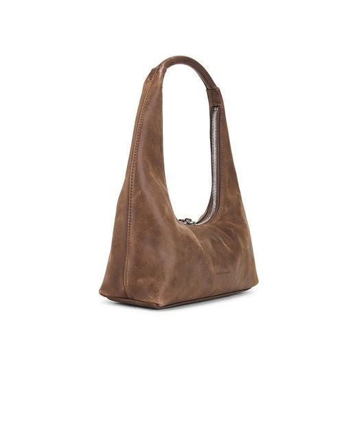 MARGE SHERWOOD Brown Hobo Shoulder Bag