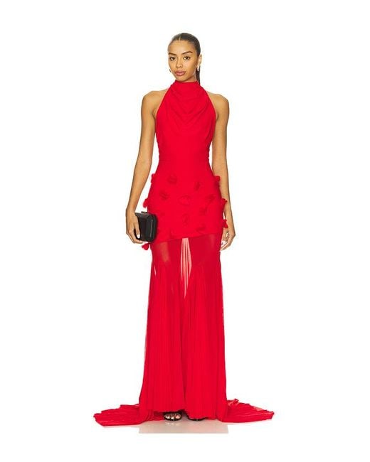 Deme by Gabriella Celeste Gown Red