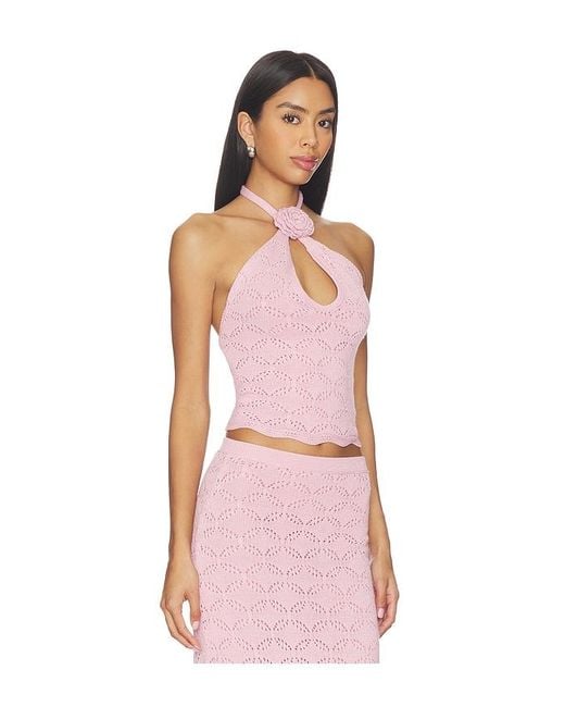 CAPITTANA Pink Christy Top