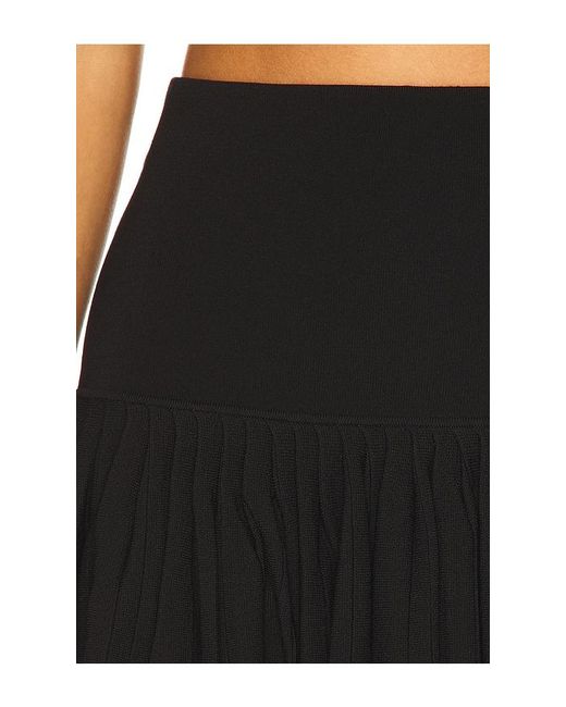 Lovers + Friends Black Darana Pleated Mini Skirt