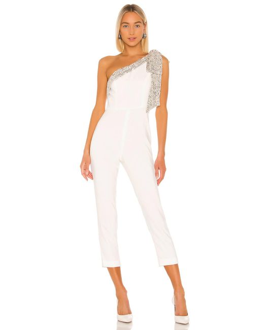 Jay godfrey white jumpsuit outlet