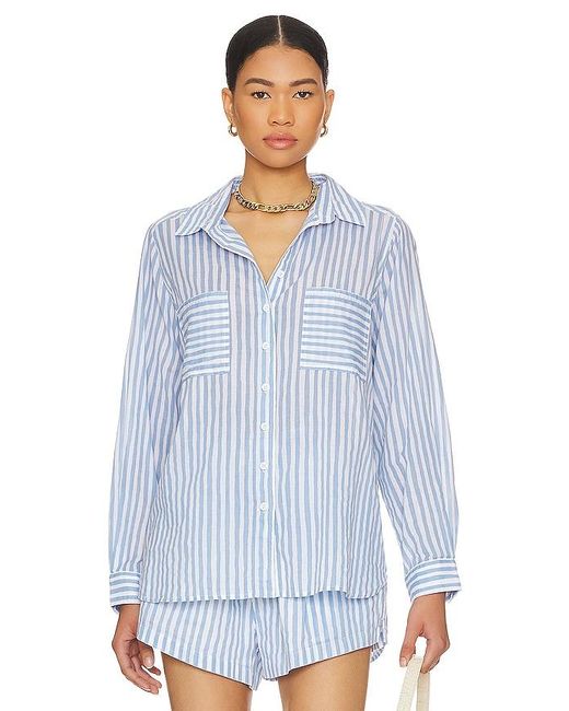 Seafolly Blue Beach Shirt