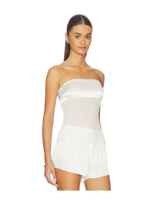 superdown White Ryliana Strapless Top