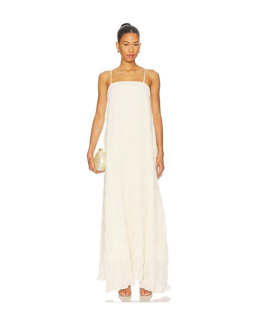 SNDY'S White Louisiana Maxi Dress
