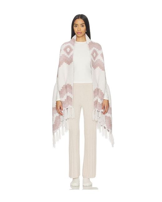 Barefoot Dreams White Cozychic Mosaic Wrap