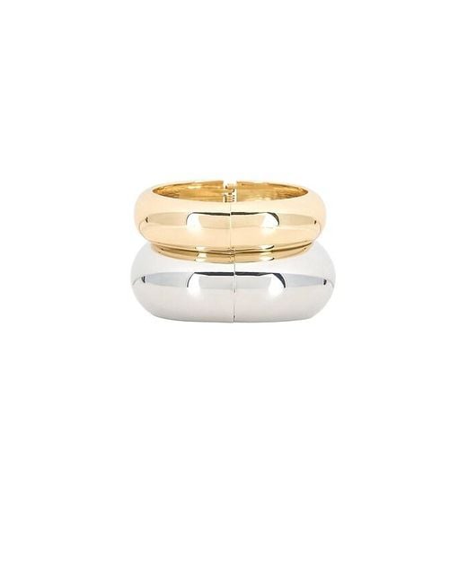 Shashi White Wayne Bangle Set