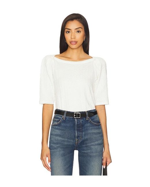 Nation Los Angeles White Deana Envelope Shirt