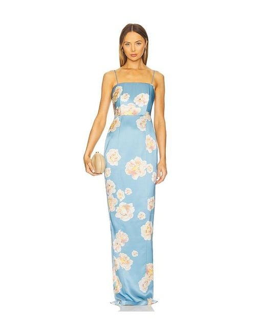 sau lee blue dress Madeleine Gown – SAU LEE main image 1