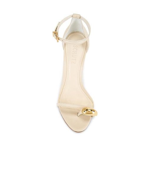SCHUTZ SHOES White Maya Sandal