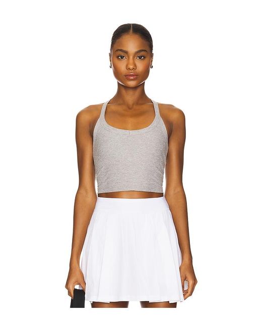 Beyond Yoga White Kurzes Top Spacedye