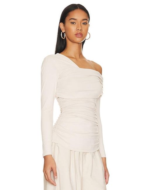 Susana Monaco Natural Gathered Top
