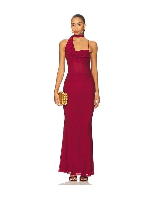 superdown Red Addie Maxi Dress