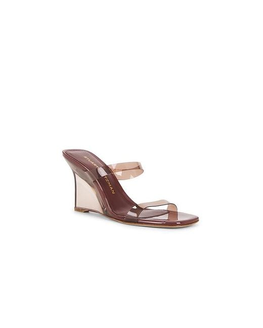Stuart Weitzman Multicolor Vinnie Lucite Slide 100 Sandal