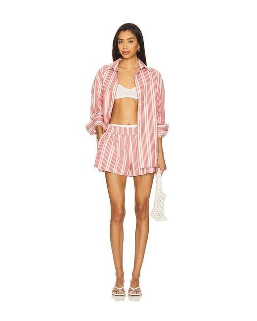 Faithfull The Brand Pink Elva Shorts