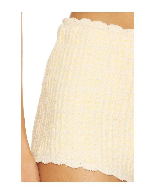 LoveShackFancy White Atlanta Shorts