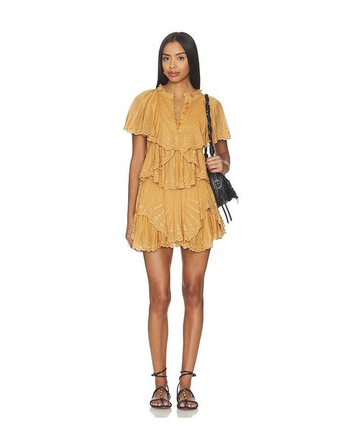 Isabel Marant Orange Lorna Short Sleeve Top