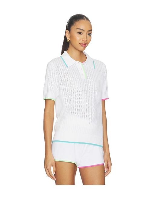 Beach Riot White Sia Top