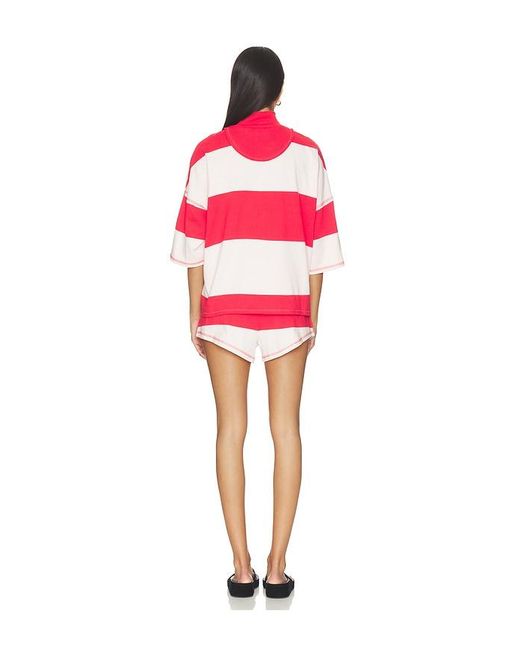 Free People Red X Fp Movement Retro Rugby Set