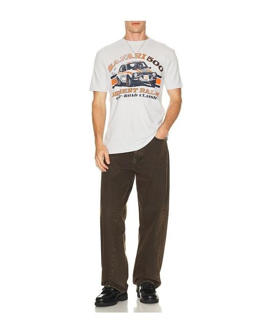 Junk Food White Safari 500 Vintage Tee for men