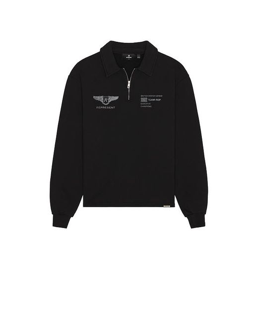 メンズ Represent Team Rep Quarter Zip Sweater Black