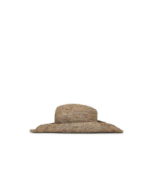 Flora Bella Natural Zahara Crochet Raffia Cowboy Hat