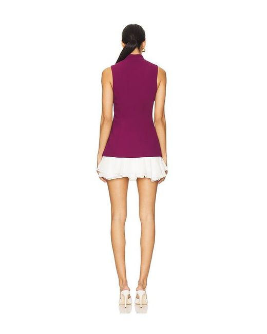 Amanda Uprichard Red Justine Dress