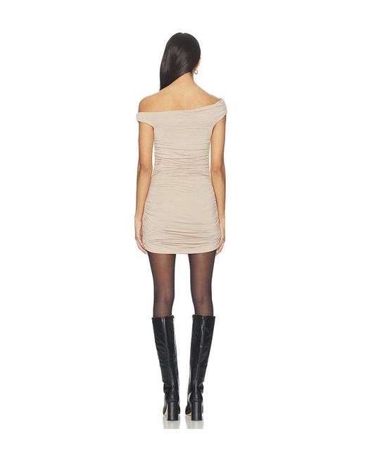 Lovers + Friends Natural Rhea Mini Dress