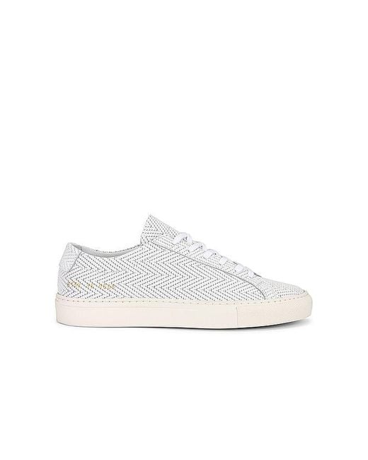 Common Projects White SNEAKERS ORIGINAL ACHILLES BASKET WEAVE
