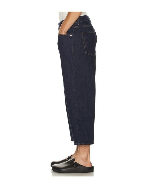 Tommy Hilfiger Blue Jaimie Relaxed Straight Crop Jeans for men