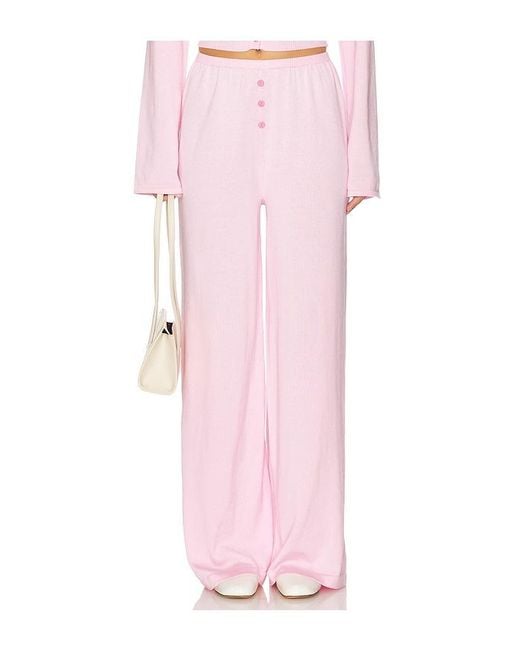 SNDY'S Pink X Revolve August Button Pants