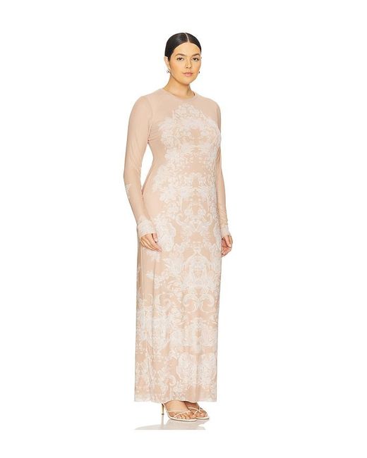ROBE MAXI DIDI en Beige AFRM en coloris White