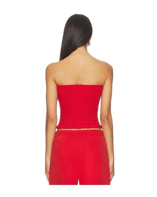LNA Red Gigi Tube Top