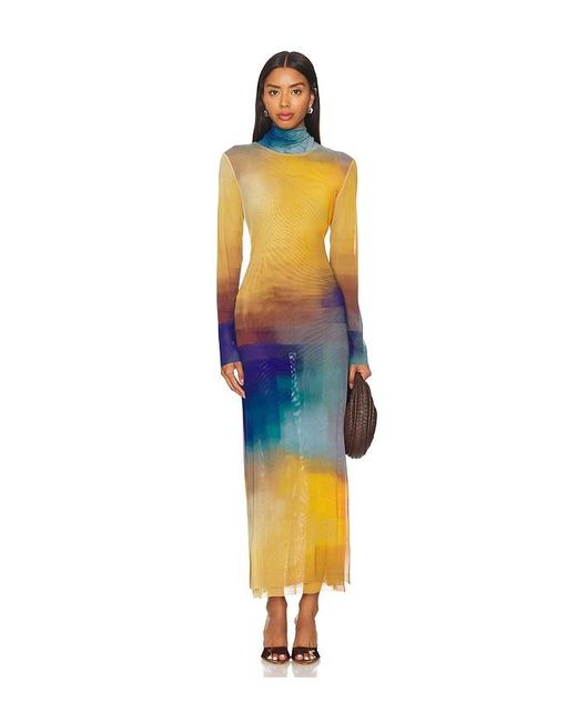 Liv Dress MISA Los Angles de color Blue