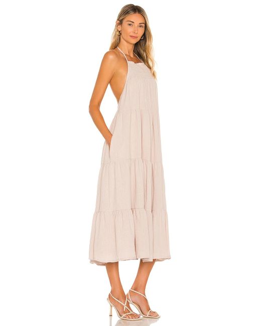 Tularosa Nora Midi Dress in Pink | Lyst