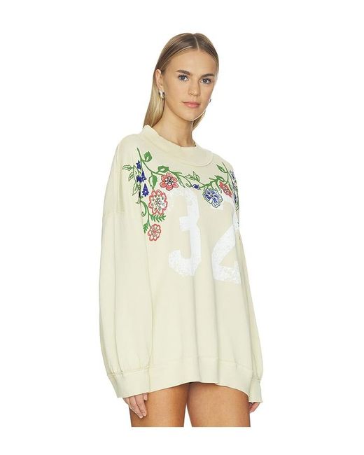 Free People White X We The Free Palm Springs Turtle Graphic Tee