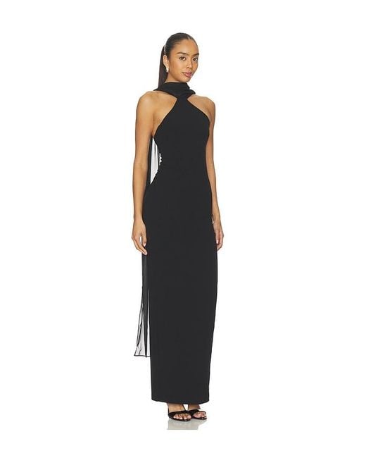 Nookie Black Martini High Neck Gown