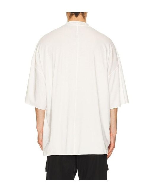 Rick Owens White Temple Of Love Owenscorp Graphic Tommy T for men