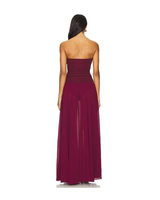 Camila Coelho Red Minji Maxi Dress