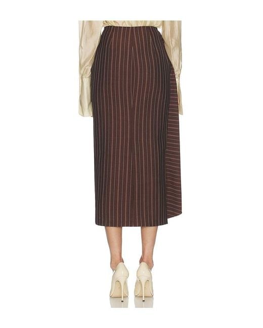 Helsa Brown Rock Stripe Twill Blanket