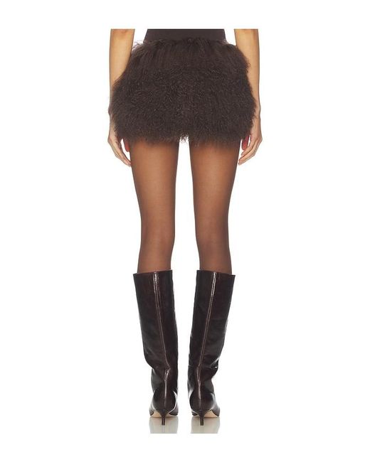 OW Collection Black Thea Mini Skirt