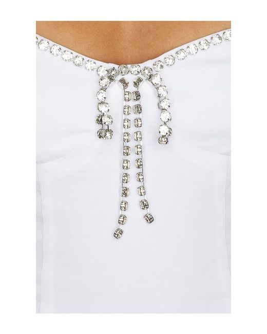 MAJORELLE White Gini Mini Dress