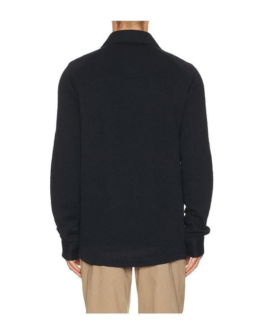 Rhone Black Weekend Shacket for men