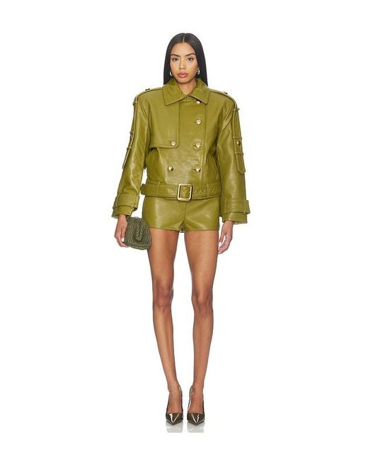 retroféte Green Valesia Leather Short