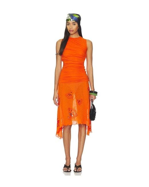 Siedres Orange Nuina Dress