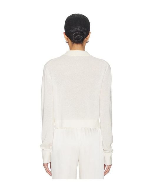 ÉTERNE White Barrett Sweater