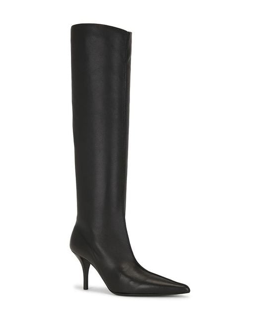 Magda Butrym Black Leather High Boot