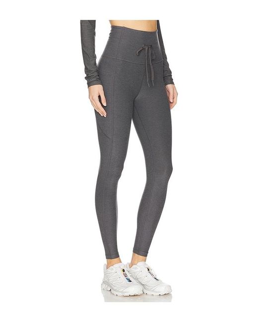 Beyond Yoga Spacedye The Go Pocket ミディレギンス Gray